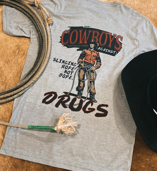 Cowboys Against Drugs Tee