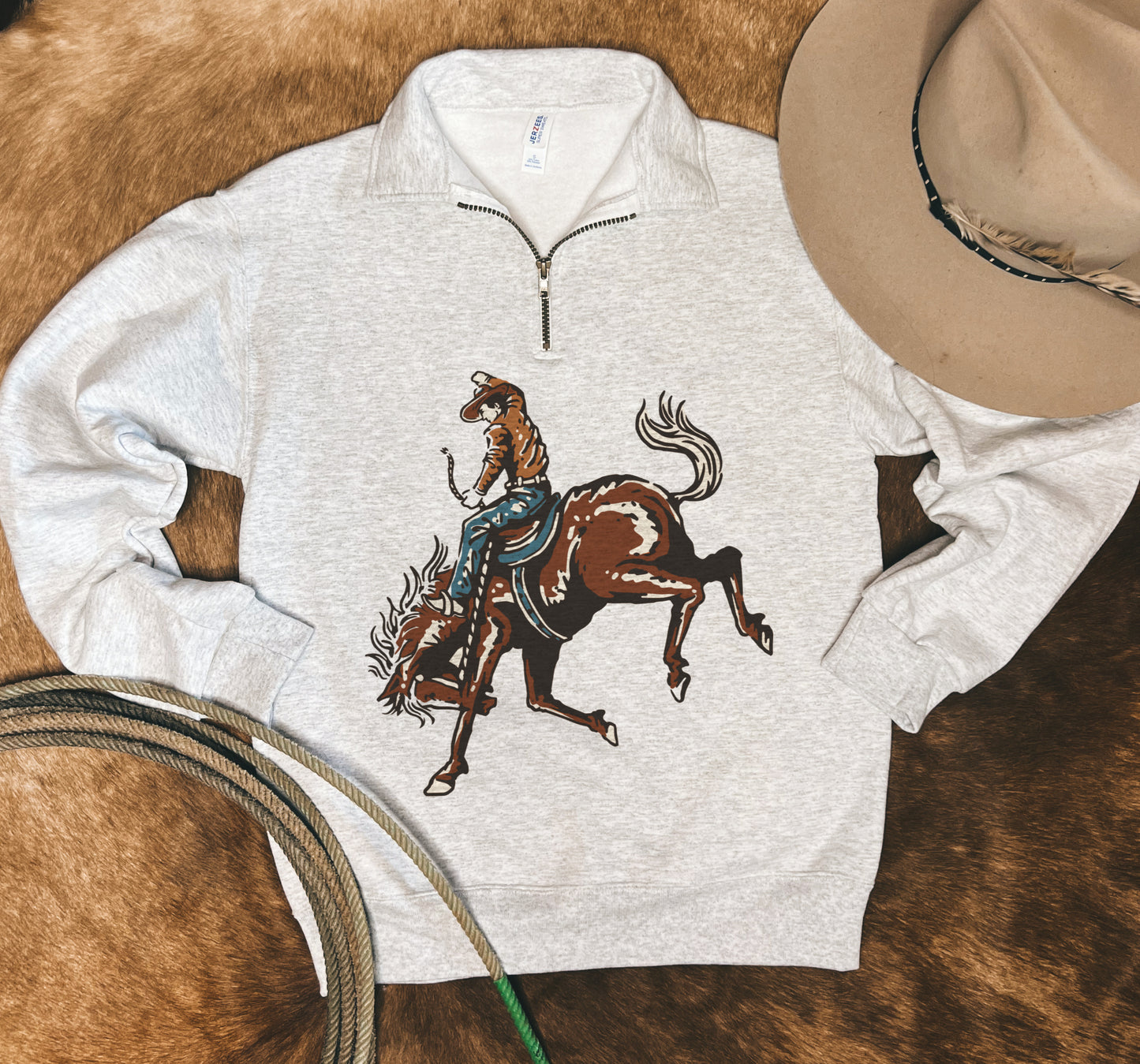 Buckin' Bronc Quarter Zip