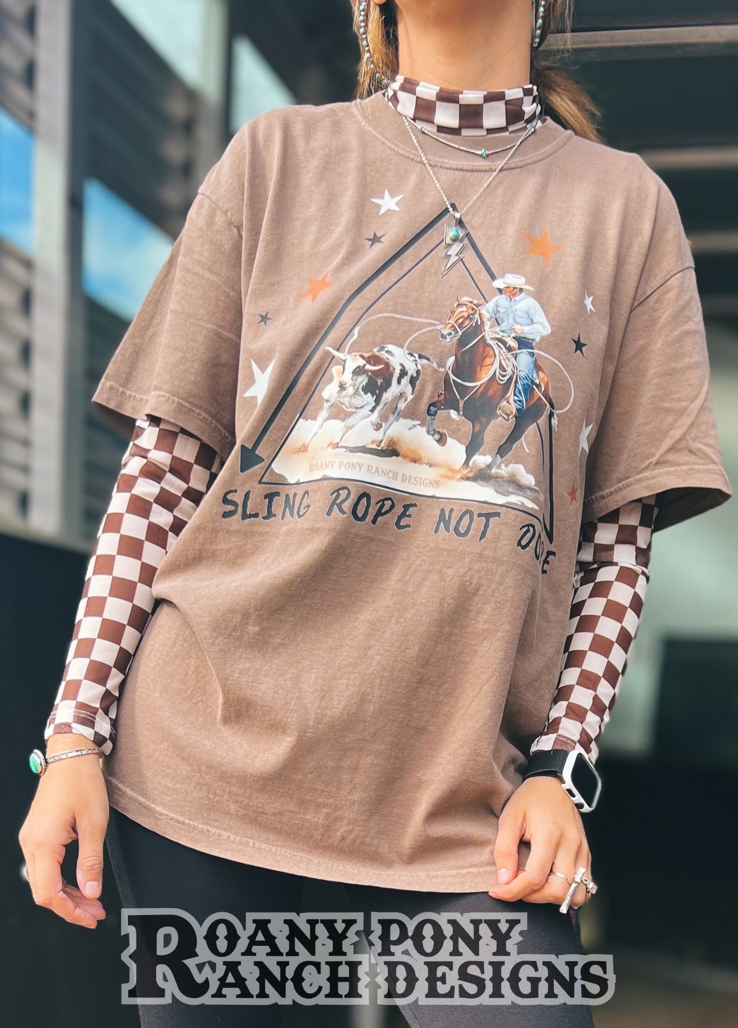 Sling Rope Not Dope Tee