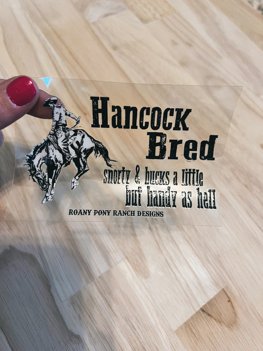 The Original Hancock Bred Sticker