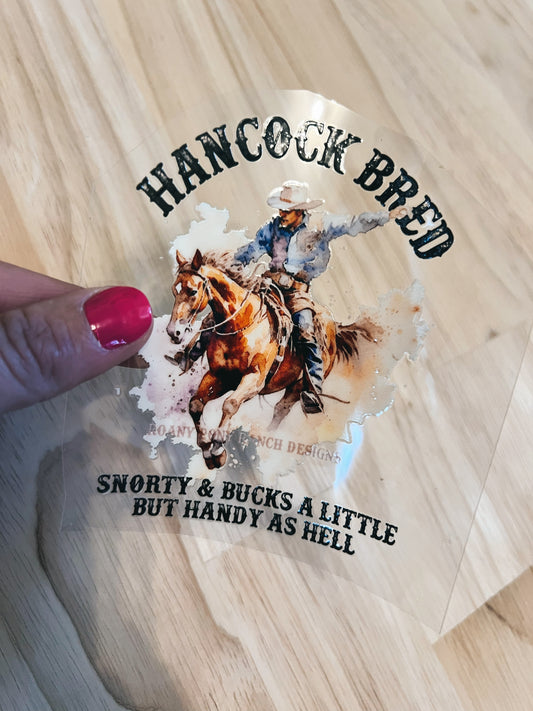 Hancock Bred Sticker